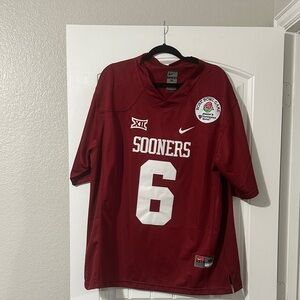 Nike Sooners Crimson Jersey with White Details